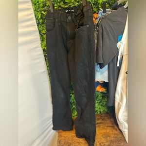 Old Navy Size 12 Boys Built-In Flex Black Skinny Jeans